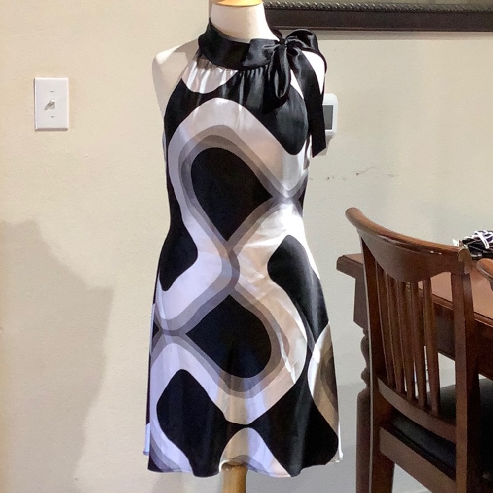 Maurices black and white cocktail dress